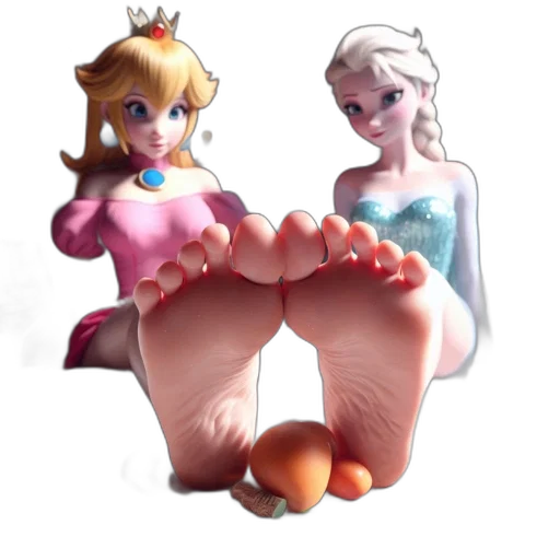 shoes, crown, food, dress, 3d render, concept art, fantasy art, pixel art transparent PNG cut-out