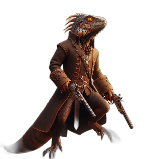 dragon, staff, creature, animal, concept art, fantasy art, 3d render, photorealistic transparent PNG cut-out