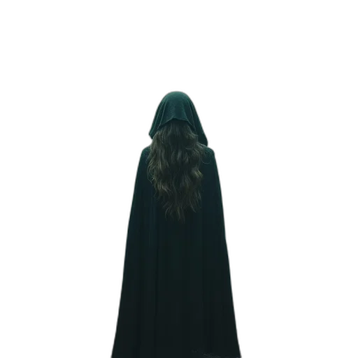 dress, hair, staff, crown, concept art, 3d render, fantasy art, pixel art transparent PNG cut-out