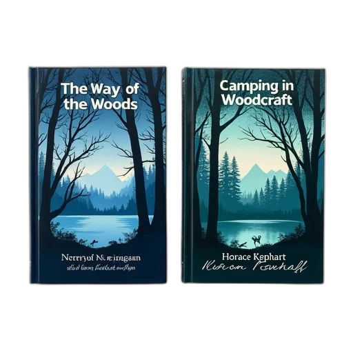 concept art, forest, two, book, covers, displayed, side, left transparent PNG cut-out