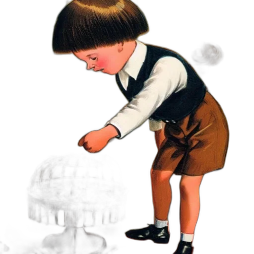 hat, hair, face, concept art, photorealistic, snow, young, boy transparent PNG cut-out