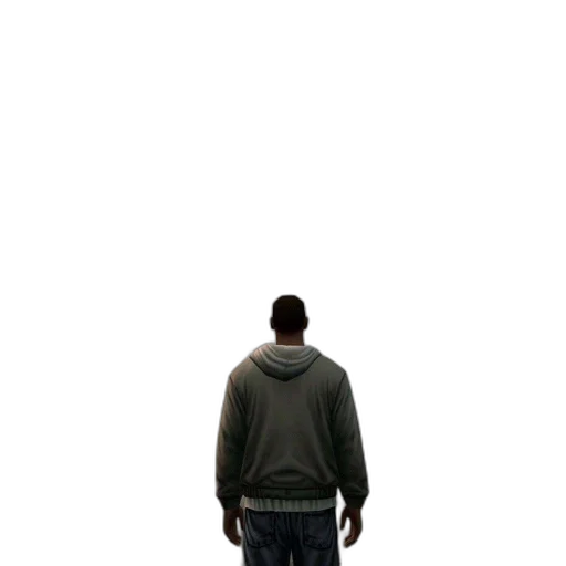 jacket, staff, robot, face, 3d render, concept art, photorealistic, pixel art transparent PNG cut-out
