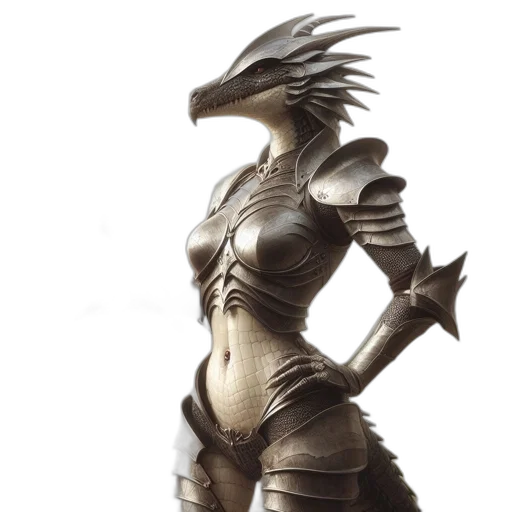 dragon, creature, concept art, fantasy art, 3d render, photorealistic, majestic, female transparent PNG cut-out