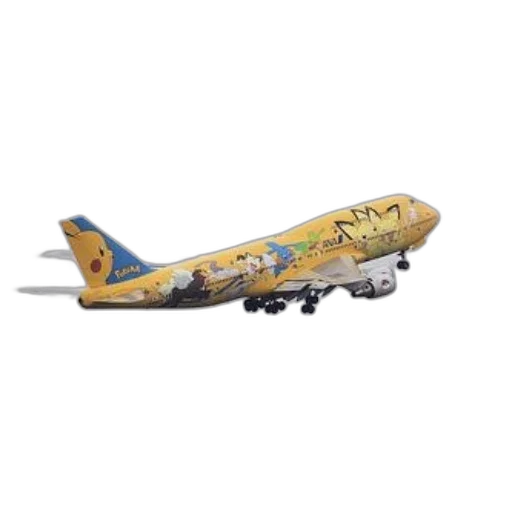 concept art, colorful, graffiti-covered, airplane, flight, against, gray, sky transparent PNG cut-out