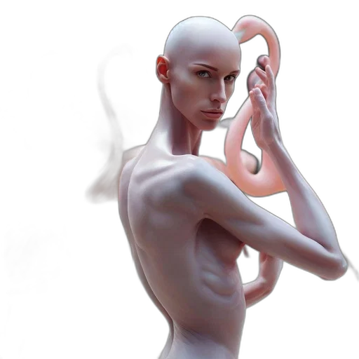 jewelry, mask, creature, face, concept art, 3d render, photorealistic, fantasy art transparent PNG cut-out