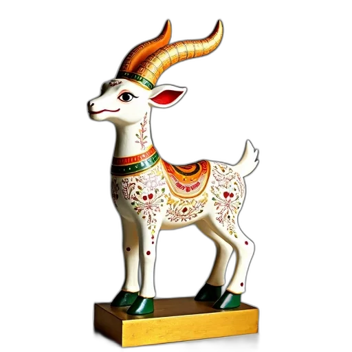 animal, jewelry, crown, staff, 3d render, photorealistic, concept art, colorful transparent PNG cut-out