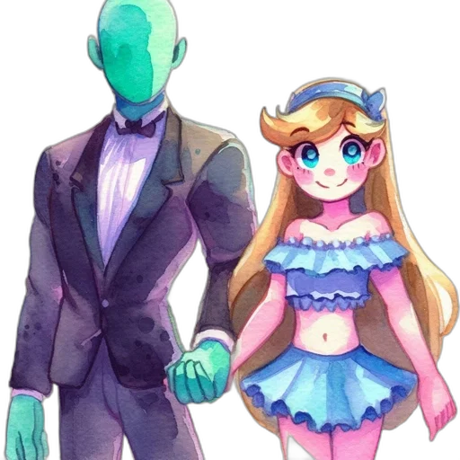 dress, mask, robot, creature, concept art, watercolor, vaporwave, pixel art transparent PNG cut-out