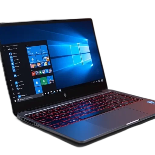 weapon, 3d render, cyberpunk, laptop transparent PNG cut-out