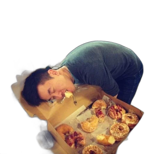 food, furniture, jacket, creature, photorealistic, 3d render, man, sleeping transparent PNG cut-out