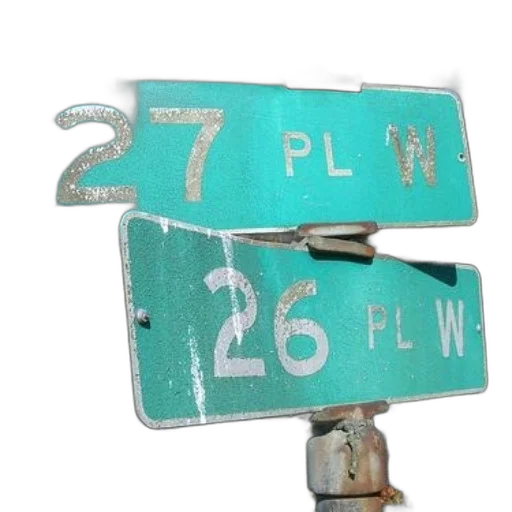 jewelry, 3d render, street, signs, both, green, white, lettering transparent PNG cut-out
