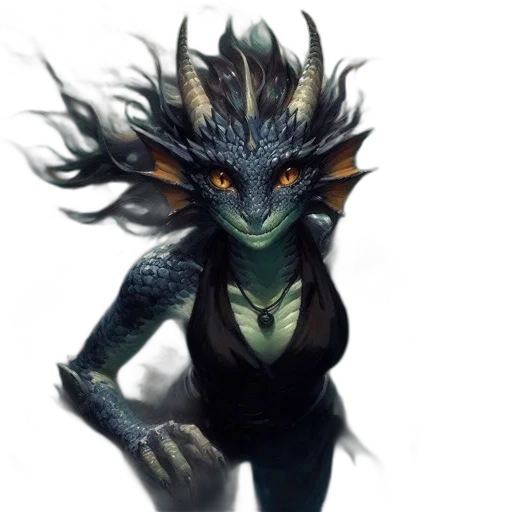 dragon, mask, creature, fantasy art, concept art, comic book art, 3d render, dark transparent PNG cut-out