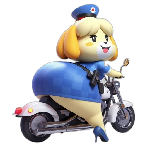animal, staff, concept art, 3d render, animated, chubby, anthropomorphic, dog transparent PNG cut-out