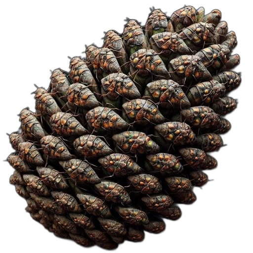 crown, hair, tree, food, 3d render, photorealistic, pixel art, close-up transparent PNG cut-out