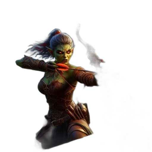 staff, mask, face, concept art, fantasy art, 3d render, comic book art, fire transparent PNG cut-out