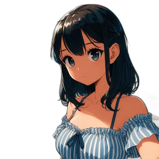 dress, face, staff, crown, anime, photorealistic, pixel art, 3d render transparent PNG cut-out