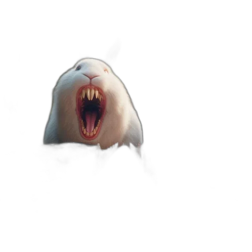 creature, animal, face, mask, concept art, 3d render, pixel art, photorealistic transparent PNG cut-out