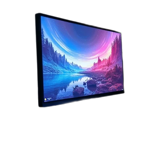 weapon, 3d render, lcd, monitor transparent PNG cut-out