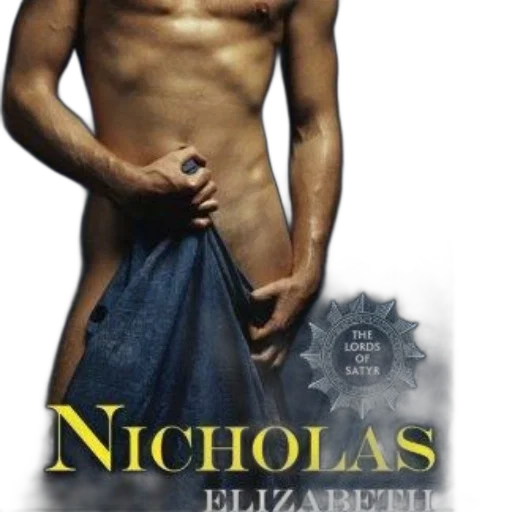 cover, nicholas, elizabeth, featuring, muscular, figure, blue, cloth transparent PNG cut-out