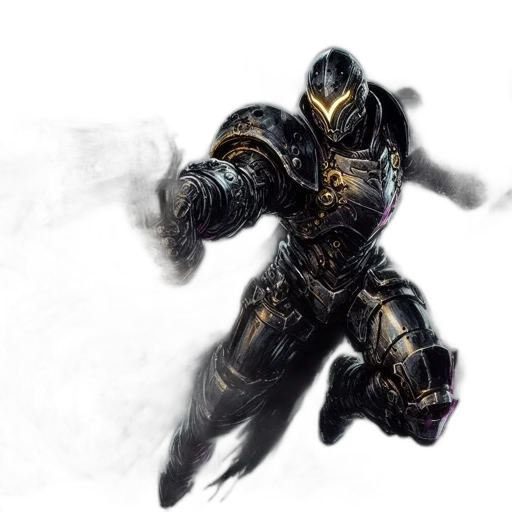 robot, mask, weapon, dragon, concept art, fantasy art, comic book art, 3d render transparent PNG cut-out