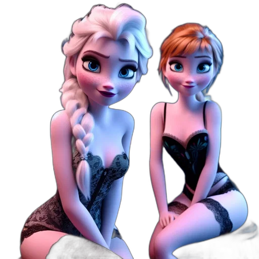 dress, 3d render, concept art, cartoon, fantasy art, snow, underwater, neon lights transparent PNG cut-out