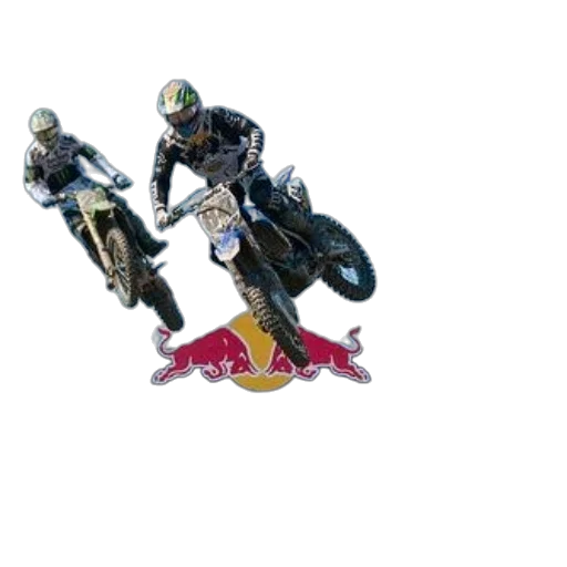 3d render, photorealistic, concept art, pixel art, two, motocross, riders, soar transparent PNG cut-out