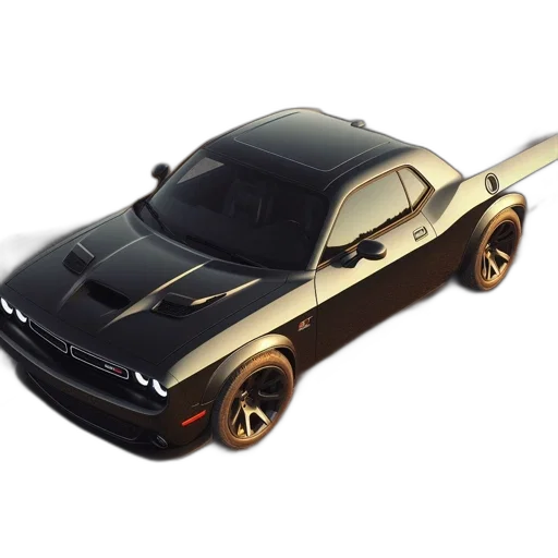 car, 3d render, photorealistic, concept art, sleek, dark, pickup, truck transparent PNG cut-out