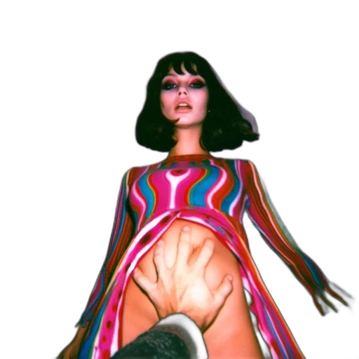dress, robot, jacket, concept art, 3d render, vaporwave, photorealistic, colorful transparent PNG cut-out