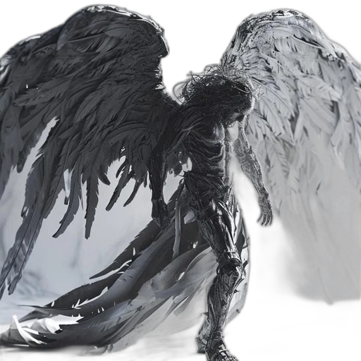 concept art, fantasy art, comic book art, photorealistic, dark, aged, figure, expansive transparent PNG cut-out
