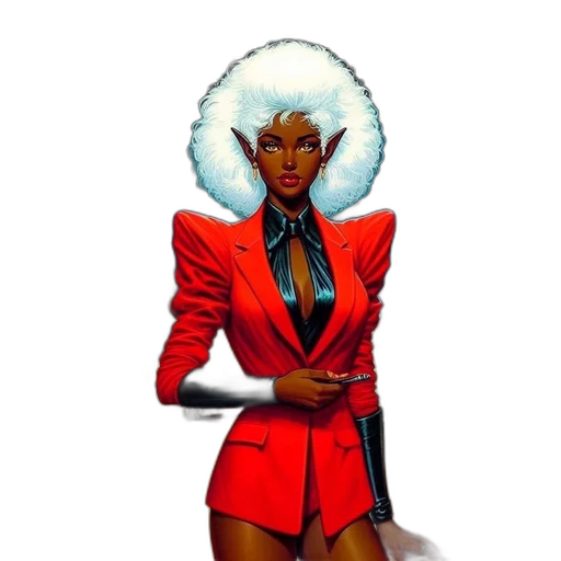 jacket, staff, concept art, comic book art, fantasy art, pixel art, snow, red transparent PNG cut-out