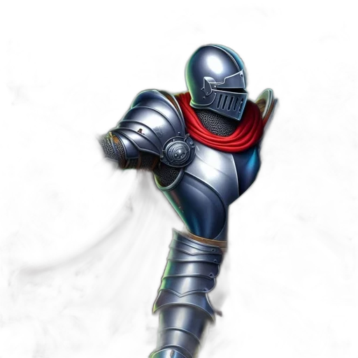 robot, sword, staff, weapon, concept art, fantasy art, 3d render, comic book art transparent PNG cut-out