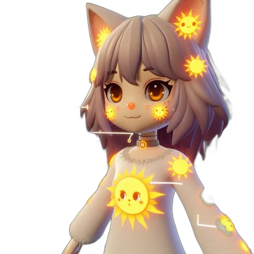 staff, dress, 3d render, anime, concept art, fantasy art, golden, animated transparent PNG cut-out