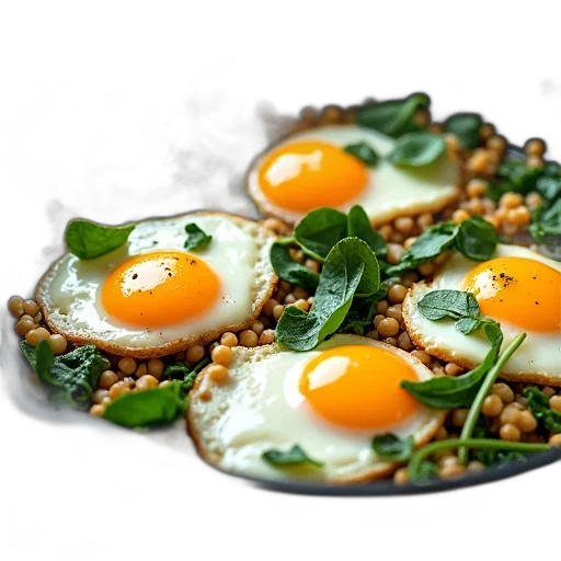 food, 3d render, close-up, view, skillet, filled, dish, containing transparent PNG cut-out