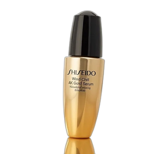 bottle, close-up, image, shiseido, wind, chill, 24k, gold transparent PNG cut-out