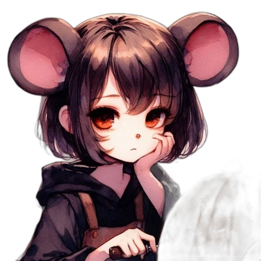 staff, mask, animal, creature, anime, pixel art, concept art, cartoon transparent PNG cut-out