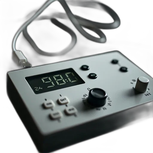 3d render, close-up, view, white, control, panel, various, buttons transparent PNG cut-out