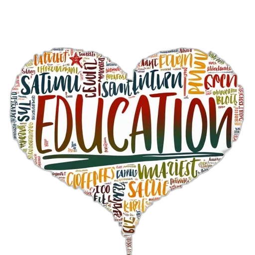 education, concept, word, collage transparent PNG cut-out