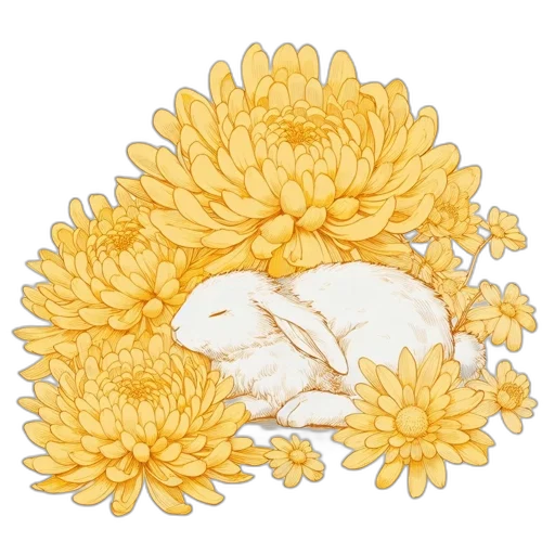 flower, crown, jewelry, animal, watercolor, photorealistic, pixel art, pencil sketch transparent PNG cut-out