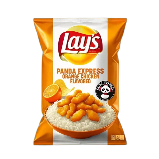 food, lay, potato, chips, pack, design, features, orange transparent PNG cut-out