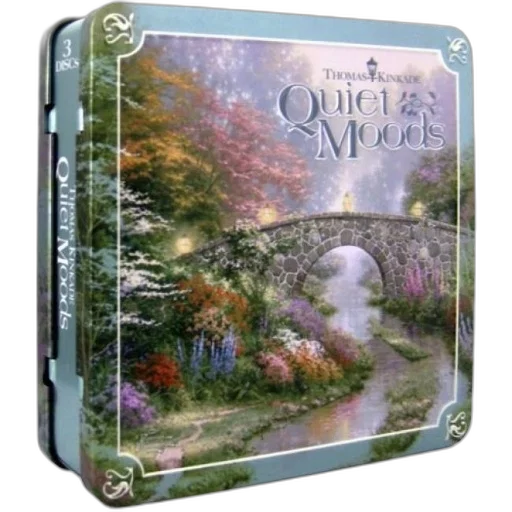 photorealistic, oil painting, fog, forest, tin, box, serene, landscape transparent PNG cut-out