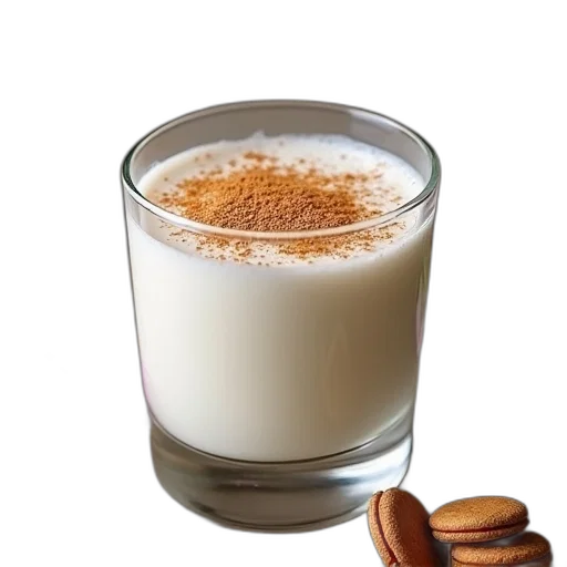 food, photorealistic, milkshah, glass, pistats, flowers transparent PNG cut-out