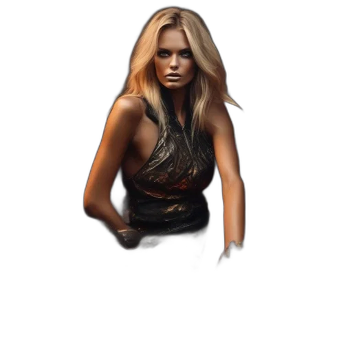 dress, hair, jewelry, face, concept art, photorealistic, 3d render, fantasy art transparent PNG cut-out