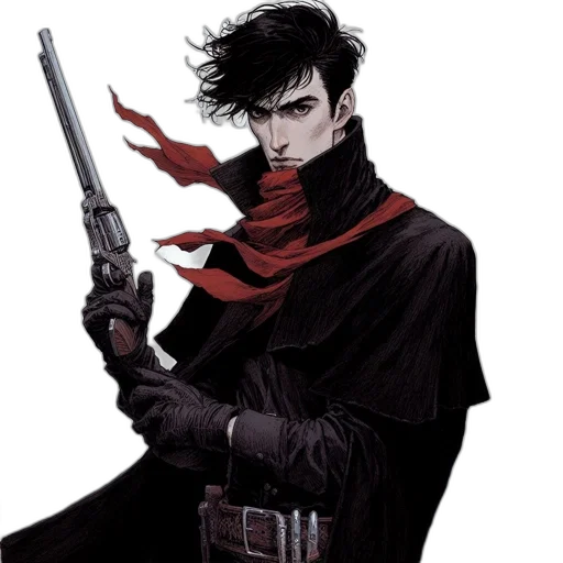 staff, weapon, sword, comic book art, concept art, fantasy art, cartoon, dark transparent PNG cut-out