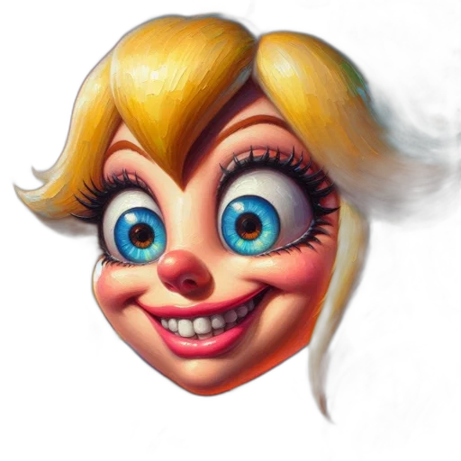face, mask, creature, crown, concept art, 3d render, photorealistic, cartoon transparent PNG cut-out