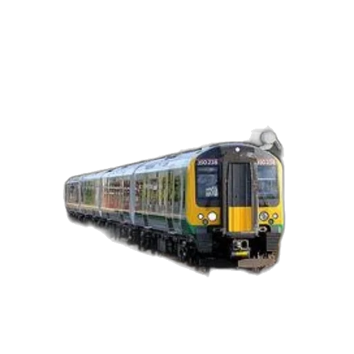weapon, car, 3d render, photorealistic, modern, passenger, train, yellow transparent PNG cut-out