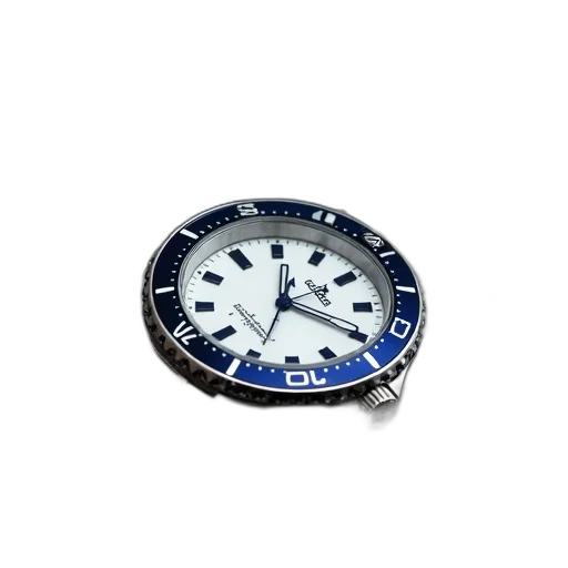 jewelry, staff, 3d render, photorealistic, silver, wristwatch, blue, face transparent PNG cut-out