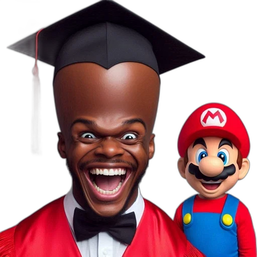 hat, face, crown, mask, 3d render, concept art, photorealistic, cartoon transparent PNG cut-out