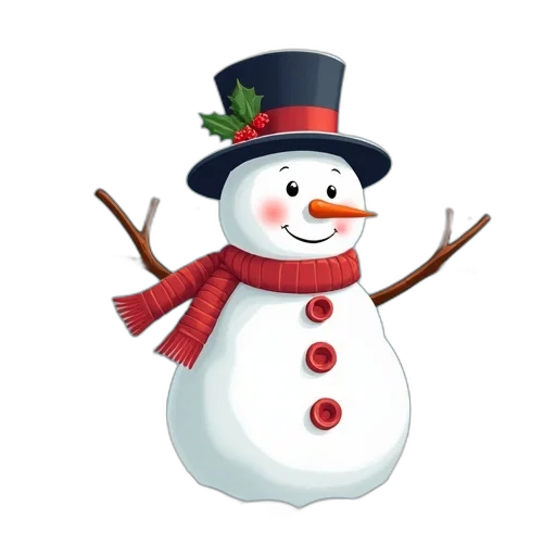 fun, snowman, clip, art transparent PNG cut-out