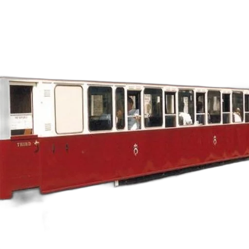 car, 3d render, red, train, passengers, board, parked, station transparent PNG cut-out
