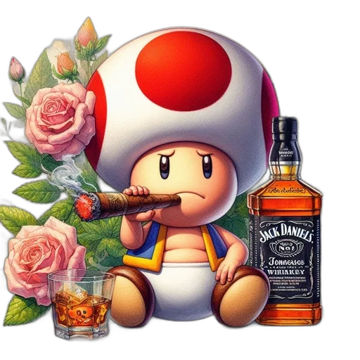 bottle, robot, food, weapon, pixel art, concept art, 3d render, photorealistic transparent PNG cut-out