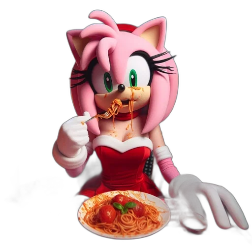 food, animal, dress, creature, 3d render, pixel art, concept art, cartoon transparent PNG cut-out